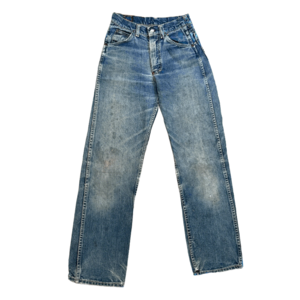1950s Union Made In USA Lee Riders True Vintage Crotch Rivet Blue Jeans Size XS